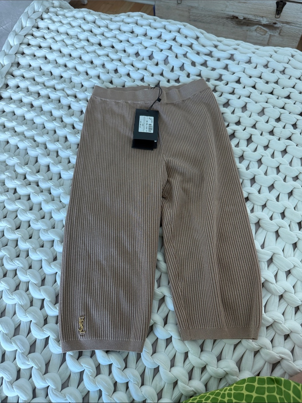 YSL Ribbed Knit Bikers